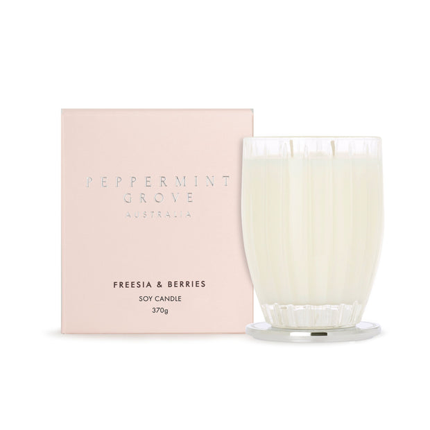 Peppermint Grove Freesia & Berries Soy Candle 370g