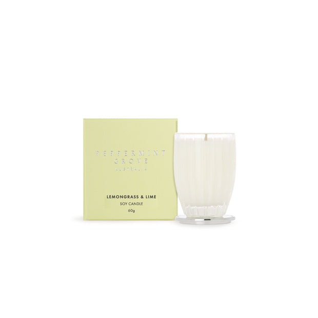 Peppermint Grove Lemongrass & Lime Soy Candle 60g