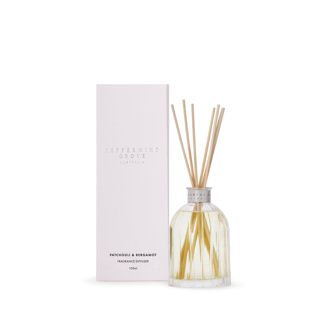 Peppermint Grove Patchouli & Bergamot Fragrance Diffuser 100ml