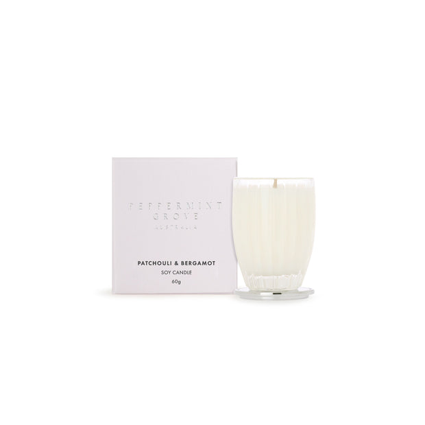 Peppermint Grove Patchouli & Bergamot Soy Candle 60g