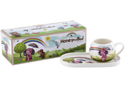 Ashdene Honey Pot Bear Ellie & Jemma Mug & Plate Set