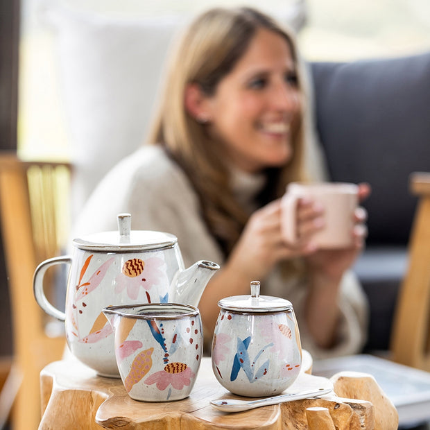 Ecology Paper Daisies Sugar & Creamer Set