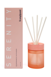 Serenity Coloured Frost Diffuser - Frangipani